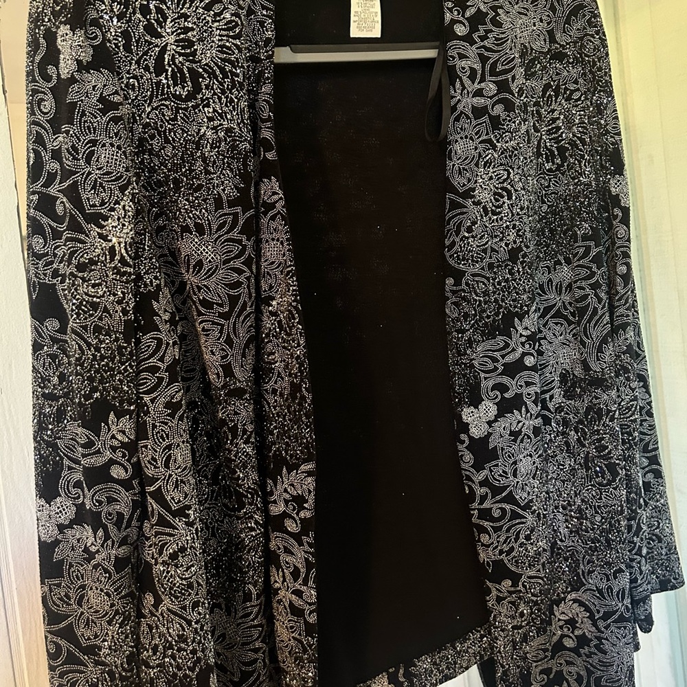 Alex Evenings Elegant Black Cardigan